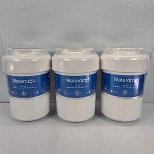 3 Pack Waterdrop WD-F13 Replacement Water Filter for GE MWF Refrigerator